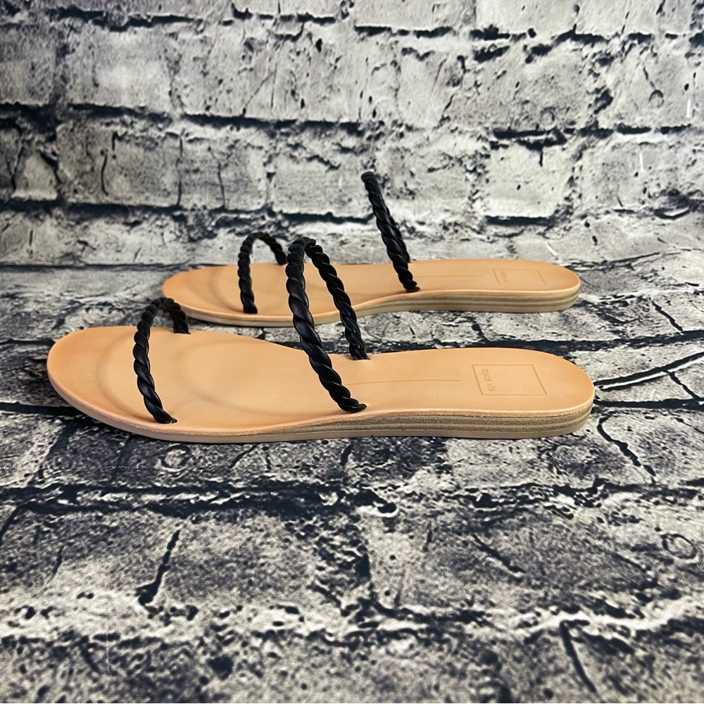 Dolce Vita Black Stella Dali Size 9 Sandals